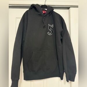 Supreme Black S Devil Horns Hoodie